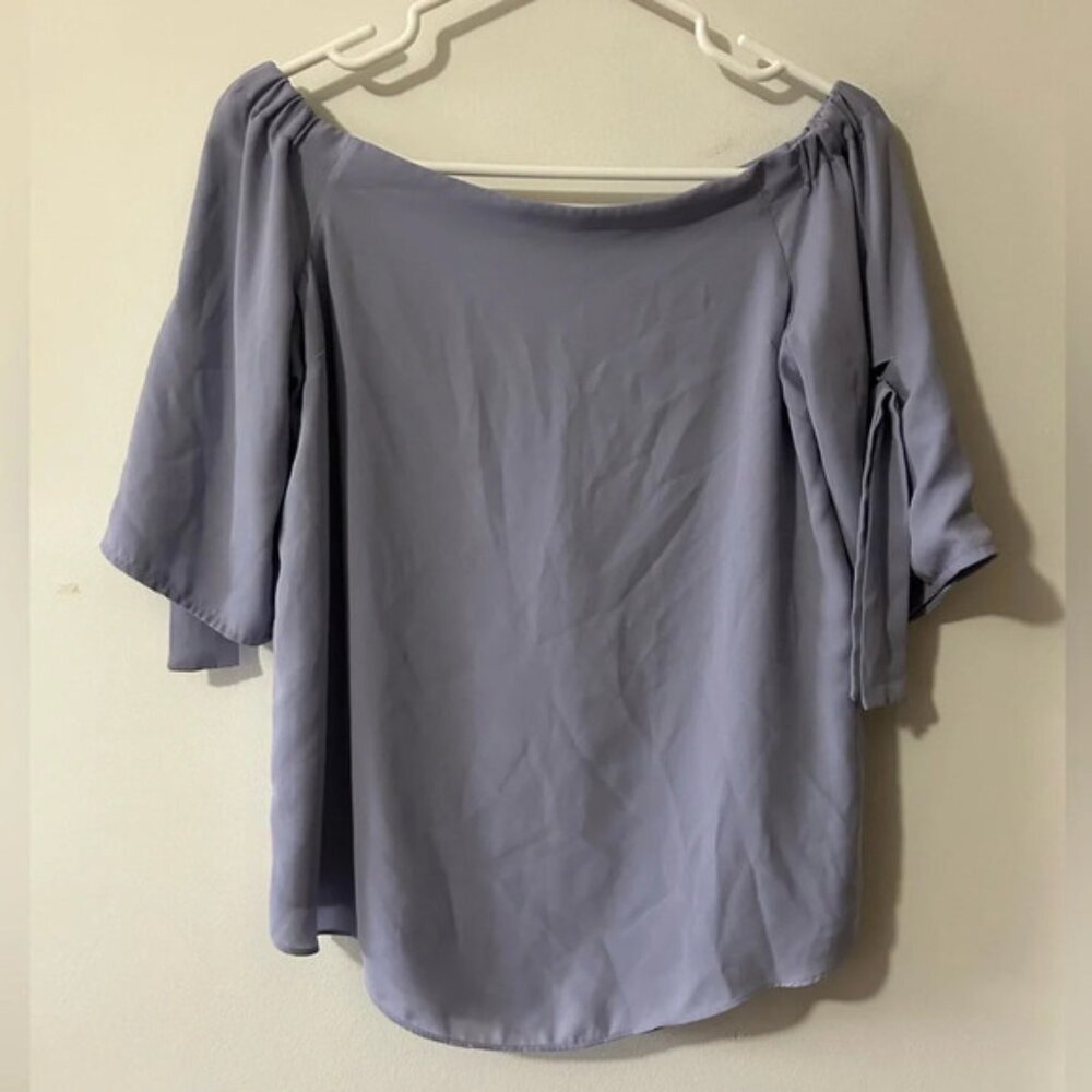 Babaton Malik Purple Off the Shoulder‎  Blouse